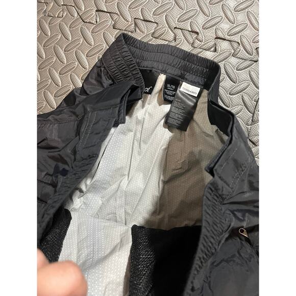 Marmot PreCip Eco Mens Rain Pants Black Waterproof Zip Lightweight Size XL Short - Picture 4 of 9